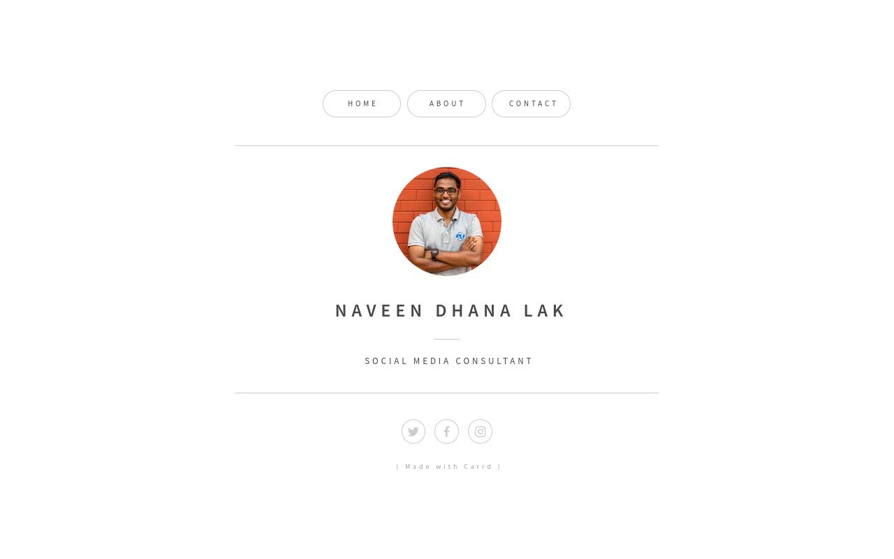 Carrd profile picture for @naveen